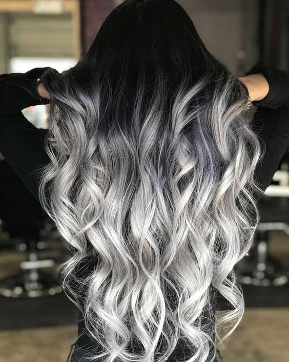perfect long grey hairstyles