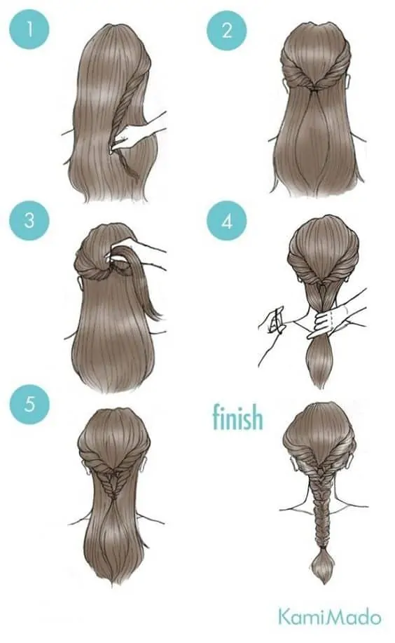 8+ Quick and Easy Tutorial Haisrtyles You Can Create Just by Using Ponytails !