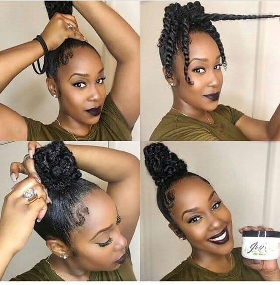 7 Easy Hairstyles Updo for Black Girl