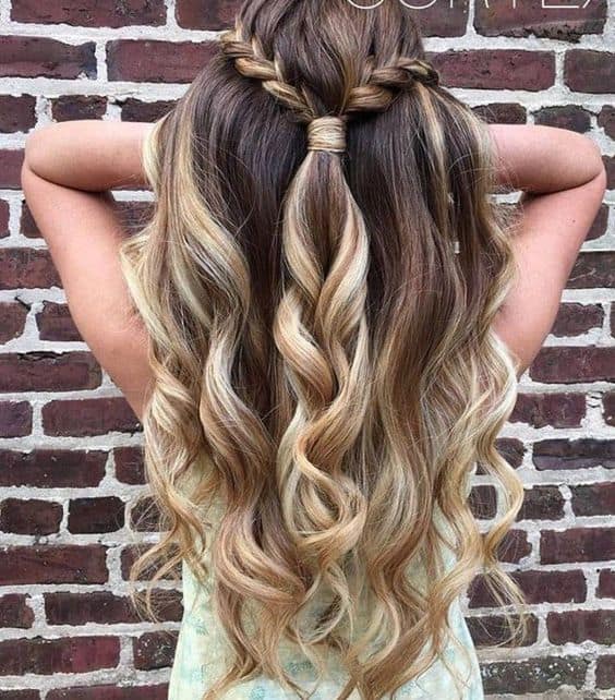 Beautiful Easy Waterfall Hairstyles