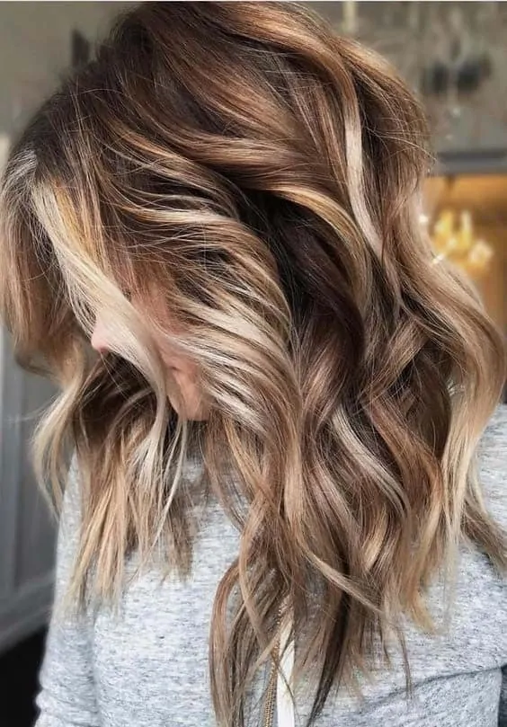 Trendy Highlights Hair Color for Fall