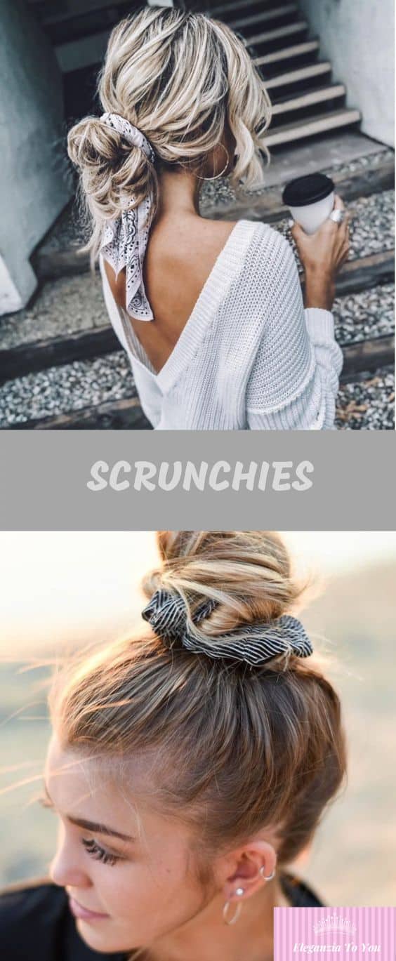 Soft Velvet Classic traditional scrunchies