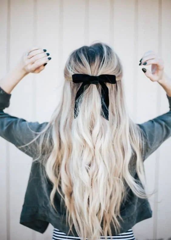 Easy Holiday Hairstyle for Long Hair