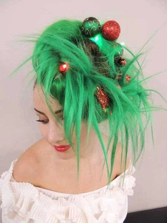 Fun Crazy Hair Christmas Ideas