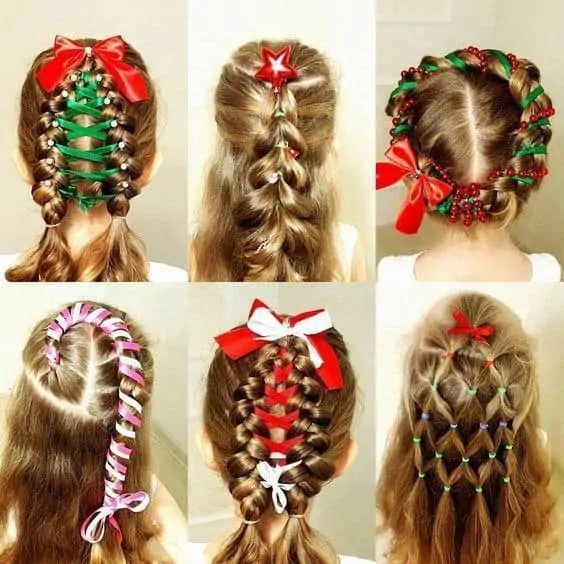 Girl Christmas Hairdos